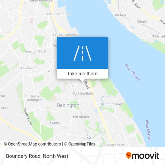 Boundary Road map