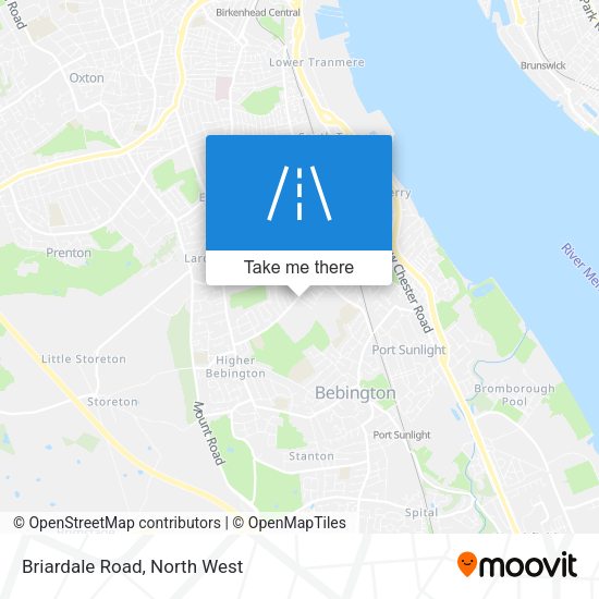 Briardale Road map