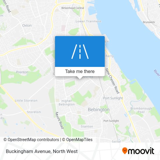 Buckingham Avenue map