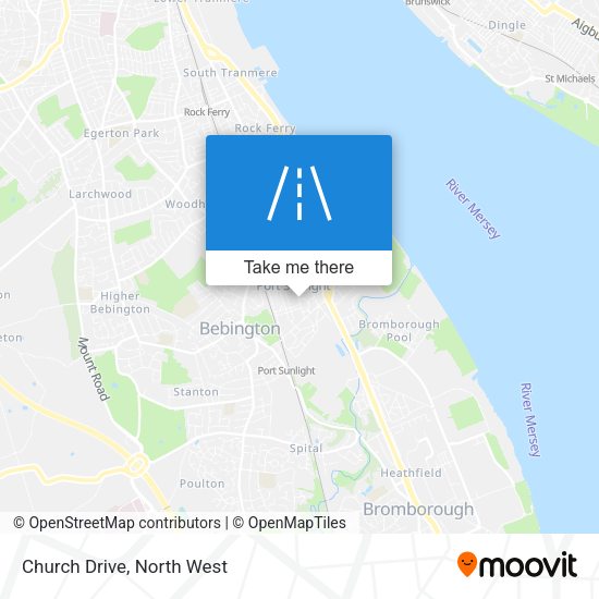 Church Drive map