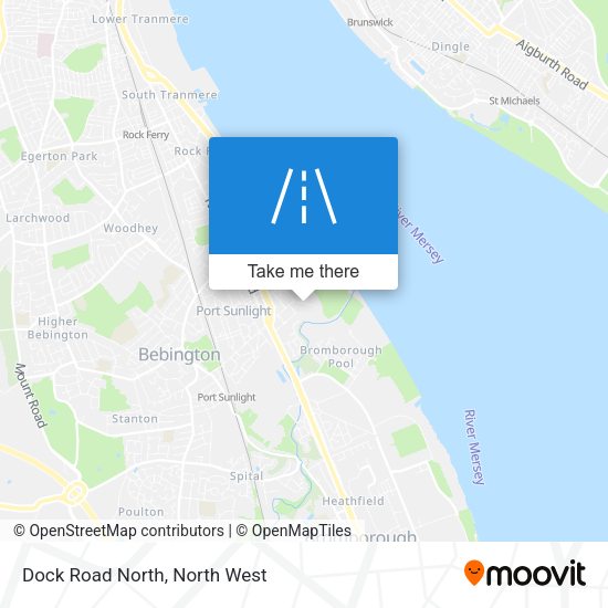 Dock Road North map