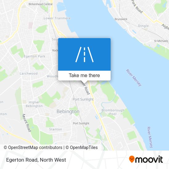 Egerton Road map