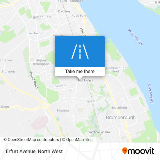 Erfurt Avenue map