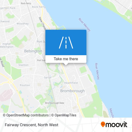 Fairway Crescent map