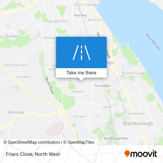 Friars Close map