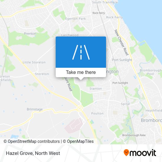 Hazel Grove map