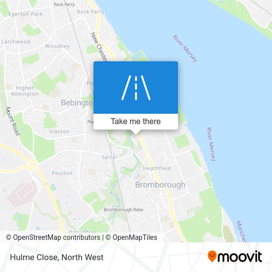 Hulme Close map