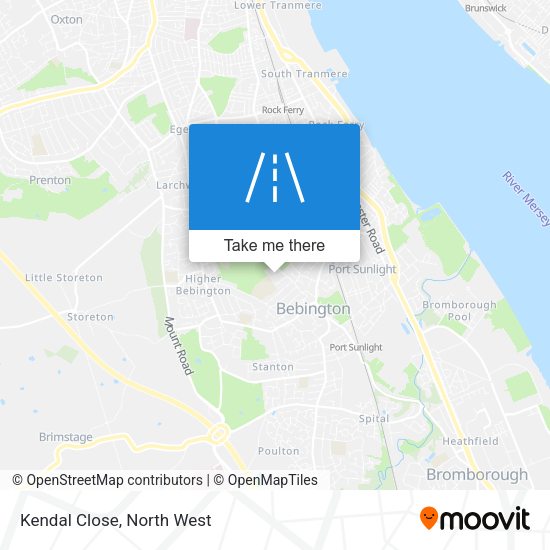 Kendal Close map