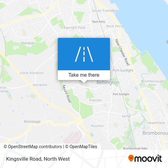 Kingsville Road map