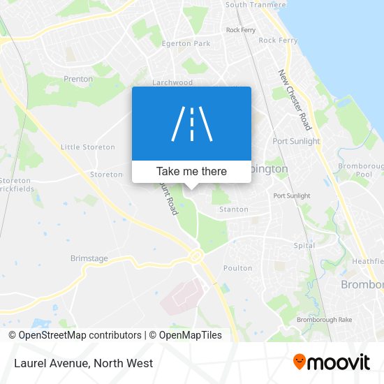 Laurel Avenue map
