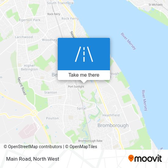 Main Road map