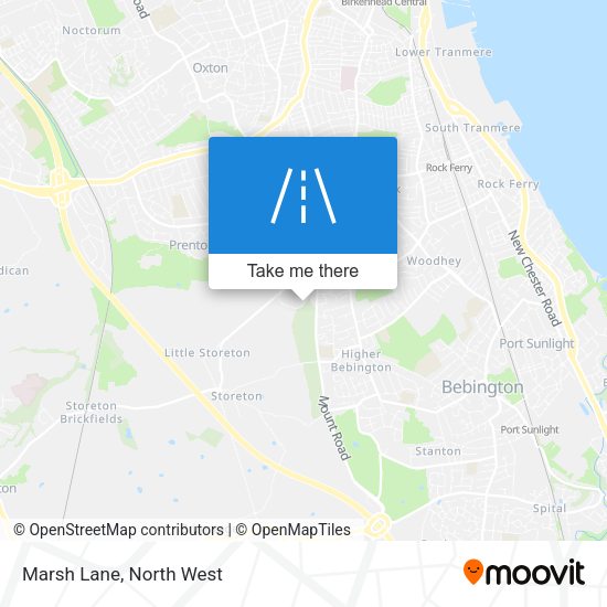 Marsh Lane map