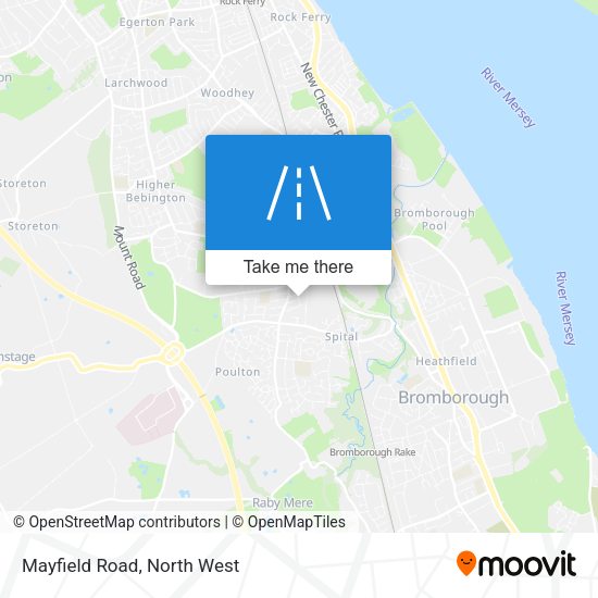 Mayfield Road map