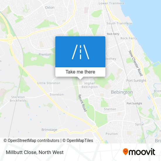 Millbutt Close map