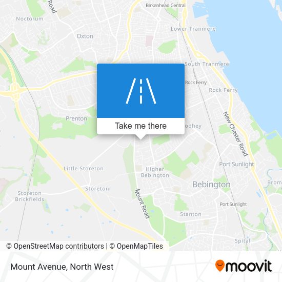Mount Avenue map
