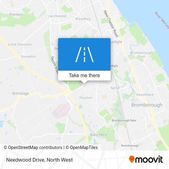 Needwood Drive map