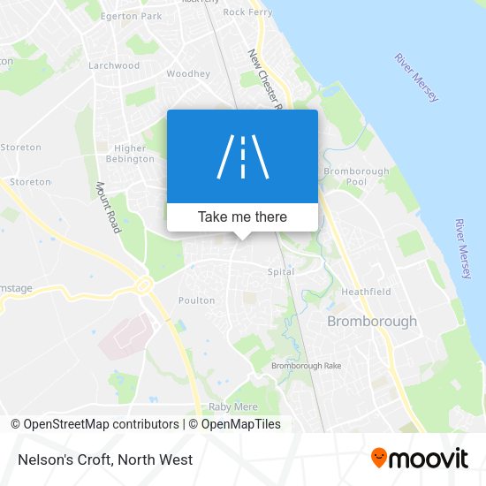 Nelson's Croft map