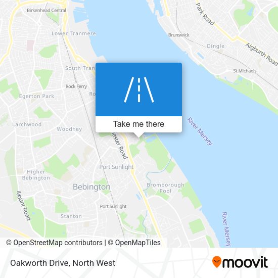 Oakworth Drive map