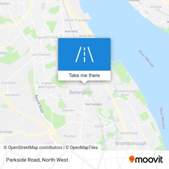 Parkside Road map