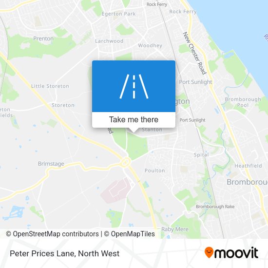 Peter Prices Lane map