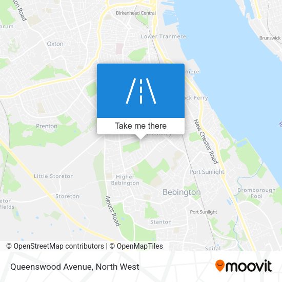 Queenswood Avenue map