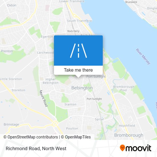 Richmond Road map