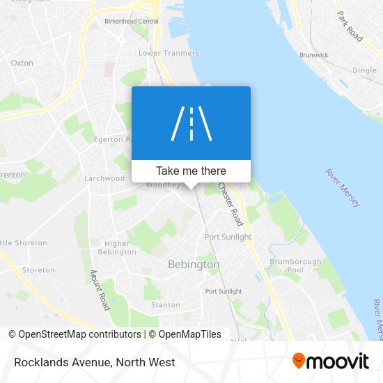 Rocklands Avenue map