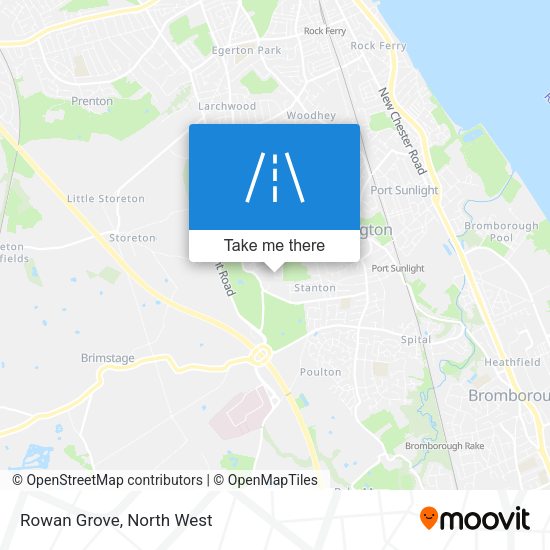Rowan Grove map