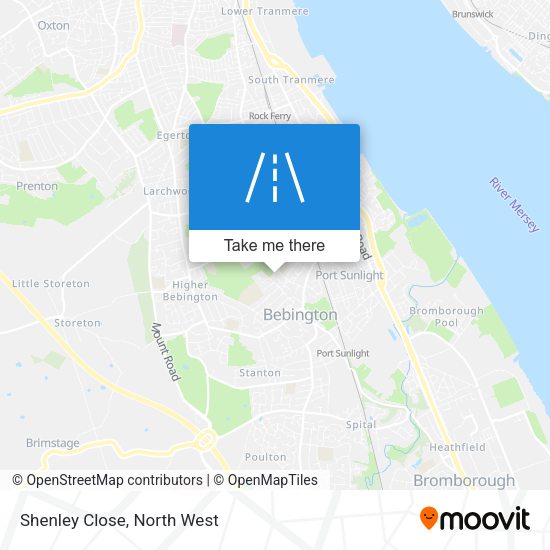 Shenley Close map
