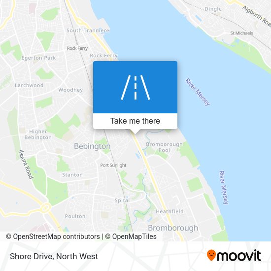 Shore Drive map