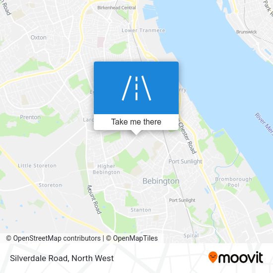 Silverdale Road map