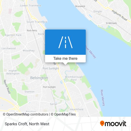 Sparks Croft map