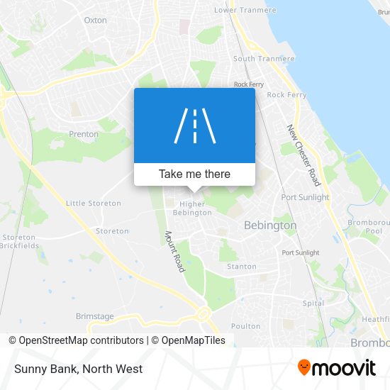 Sunny Bank map