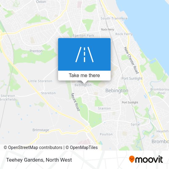 Teehey Gardens map