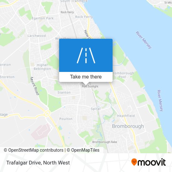 Trafalgar Drive map