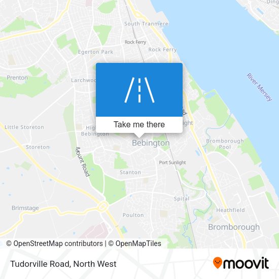 Tudorville Road map