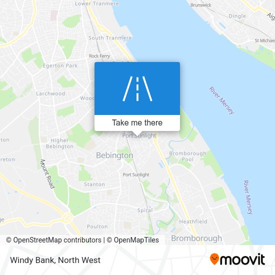 Windy Bank map