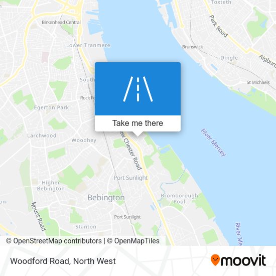 Woodford Road map