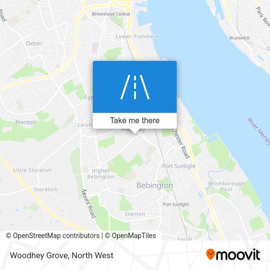 Woodhey Grove map