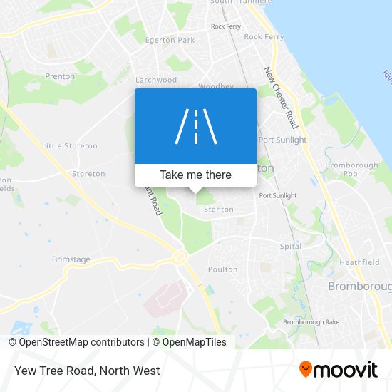 Yew Tree Road map