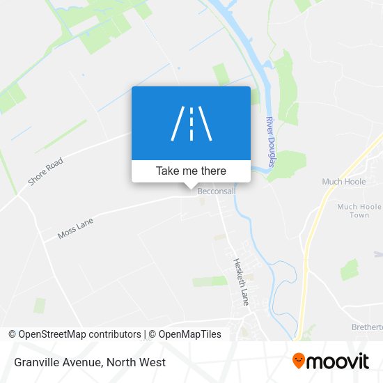 Granville Avenue map
