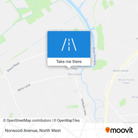 Norwood Avenue map
