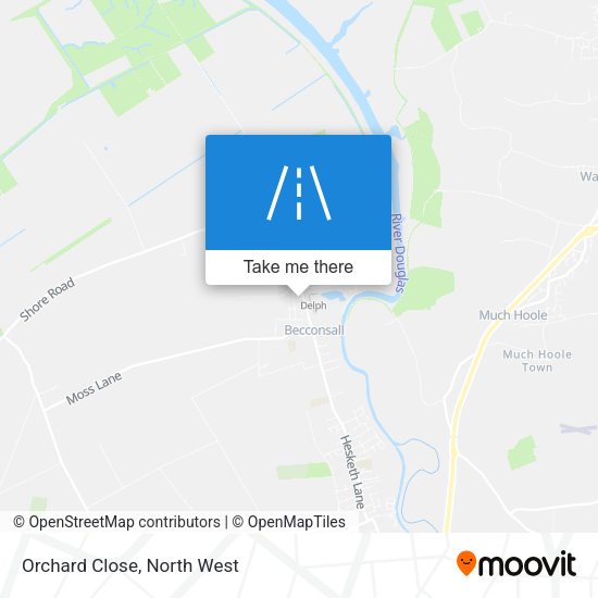 Orchard Close map