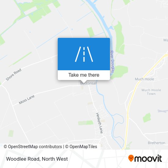 Woodlee Road map