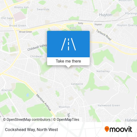 Cockshead Way map