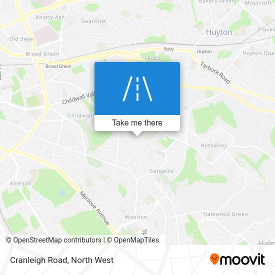 Cranleigh Road map