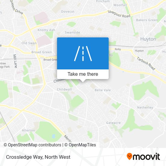 Crossledge Way map