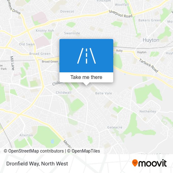 Dronfield Way map