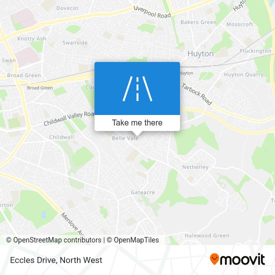 Eccles Drive map