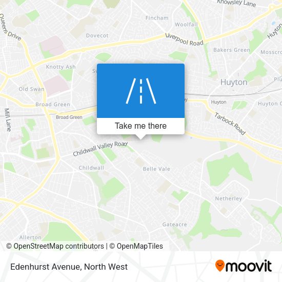Edenhurst Avenue map